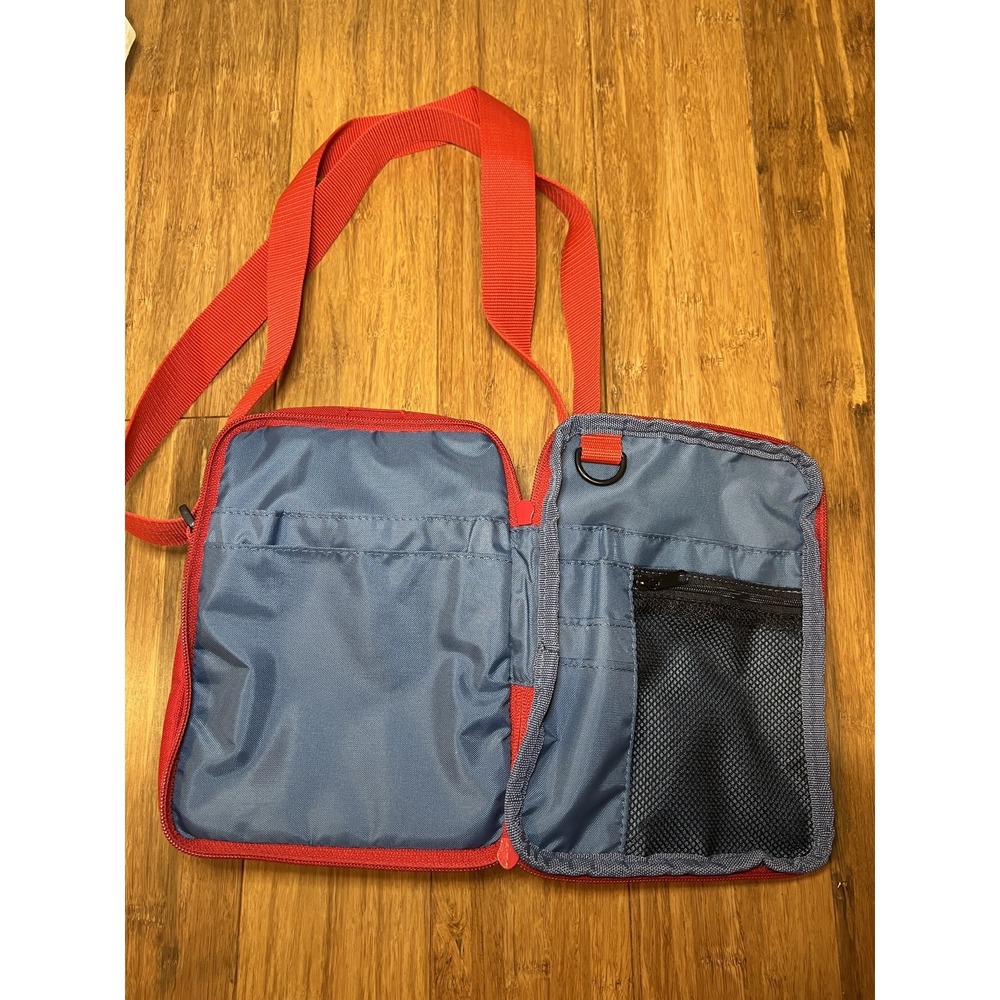 adidas FC Bayern Munich Festival Crossbody Messenger Small Shoulder Bag Red - Picture 7 of 12